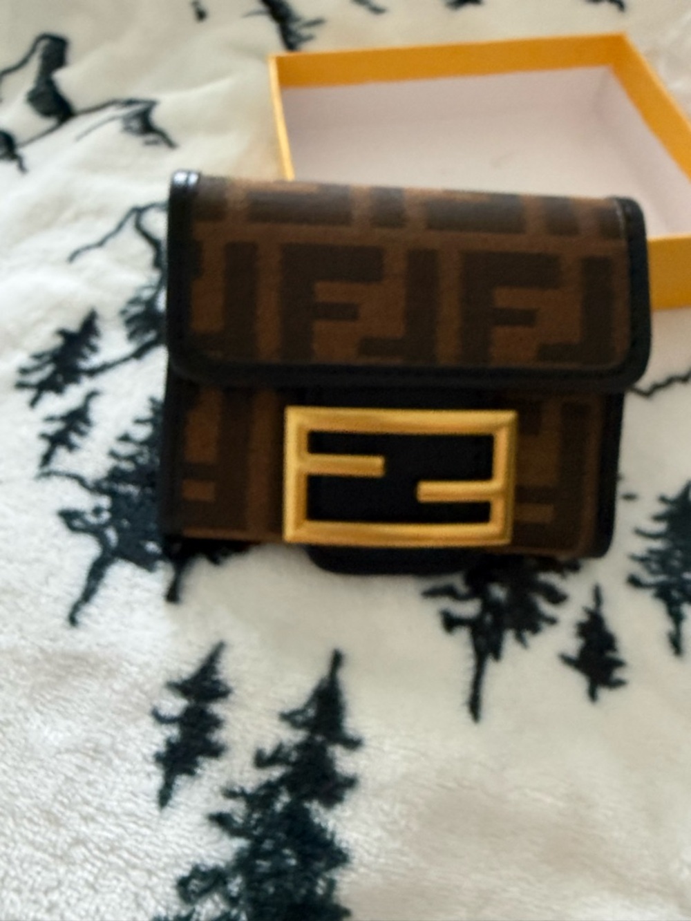 Fendi wallet brown